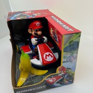 Mario Kart Racing Toy Car with Red and Blue Accents
